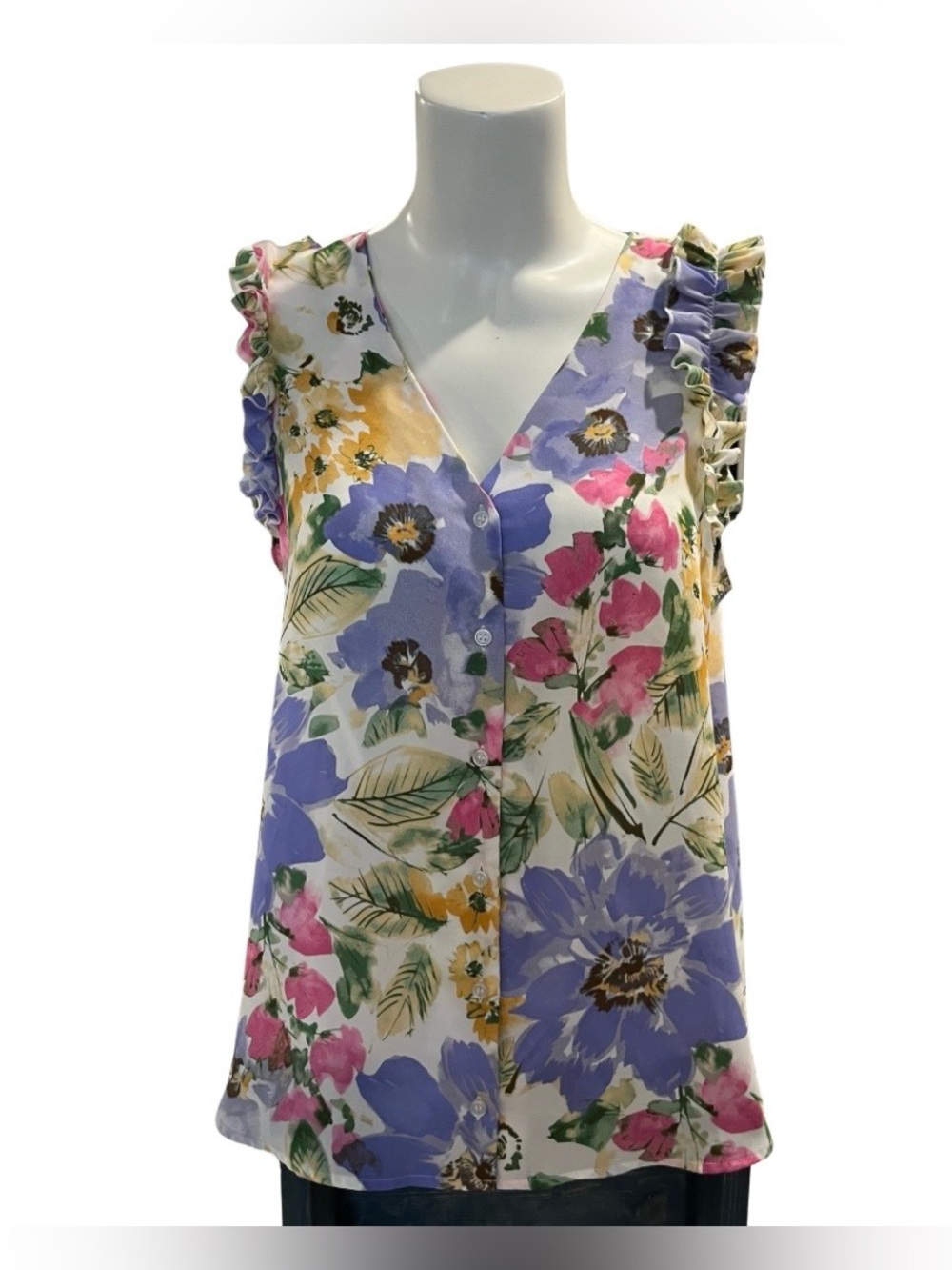Pleione floral blouse large